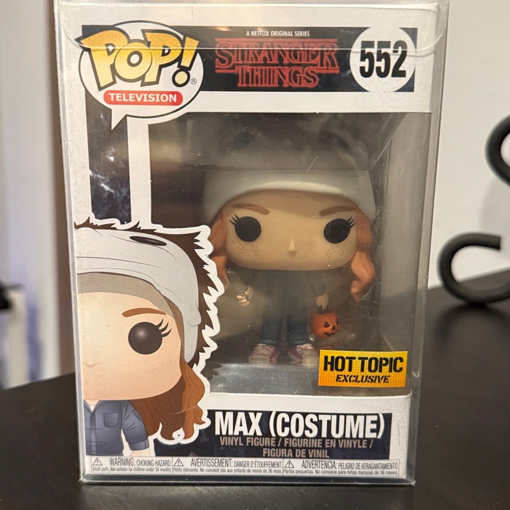 NIB Funko Pop! TV Stranger Things - 552 Hot Topic Exclusive Max (Costume)